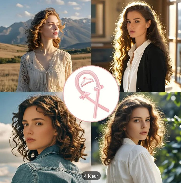 De Luxe Satijn Krulset β Hittevrij & Haarvriendelijk