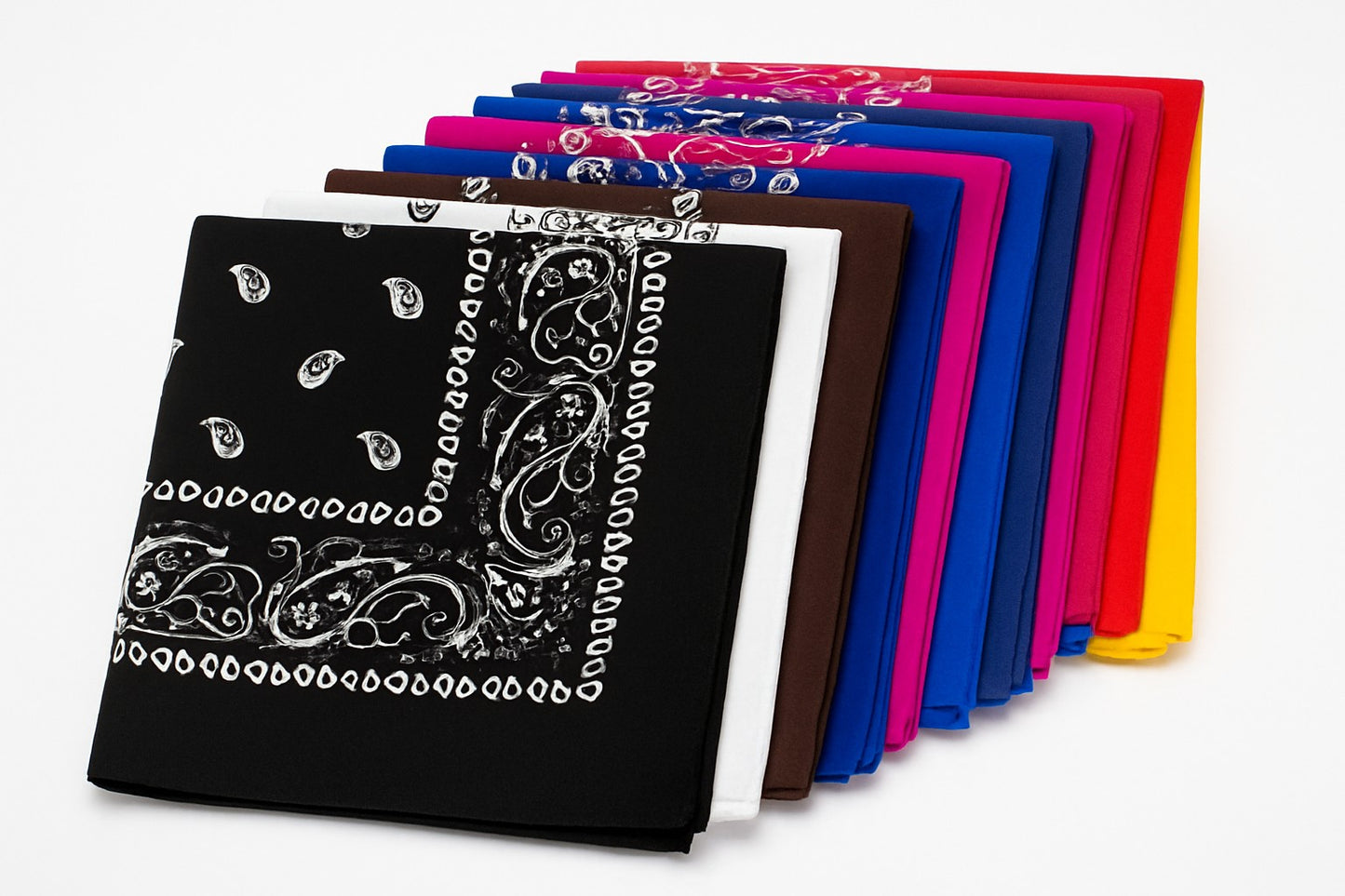 Wakiki - Altijd Handig! - Bandana - Paisley Bandana's 12 stuks - Bandana Heren / Dames - Bandana ketting