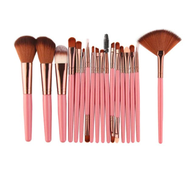 Premium Soft Makeup kwasten Set - 18 stuks